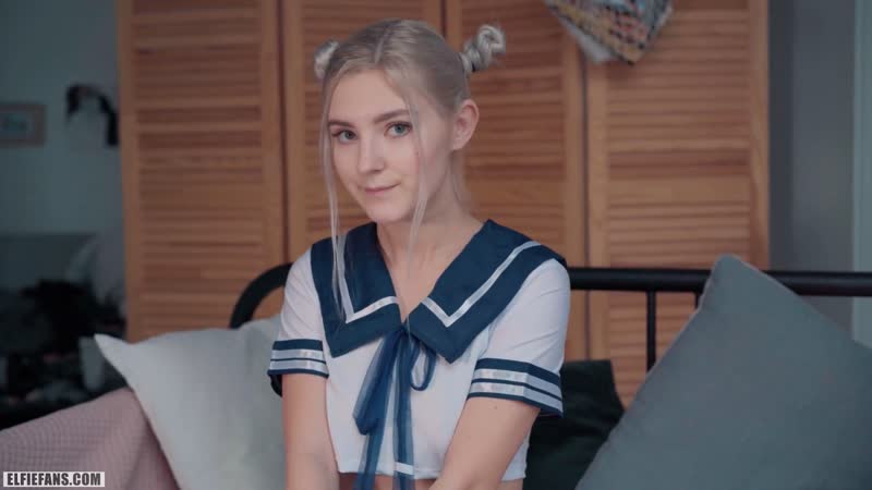 Eva Elfie – Kawaii schoolgirl gets creampie and facial